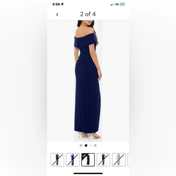 princess off shoulder dress Peony Princess Off-shoulder Gown– Teuta Matoshi
